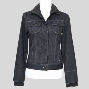 MAC & JAC Women's Denim Jacket Gray Size 2